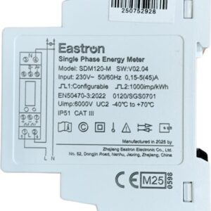 Licznik energii jednofazowy z Modbus dwukierunkowy VCX SDM120M (MID)